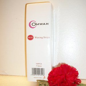 OMWAH 100 Wax Strips Non Woven Epilating Depilatory Hair Removal Paper 3X9in